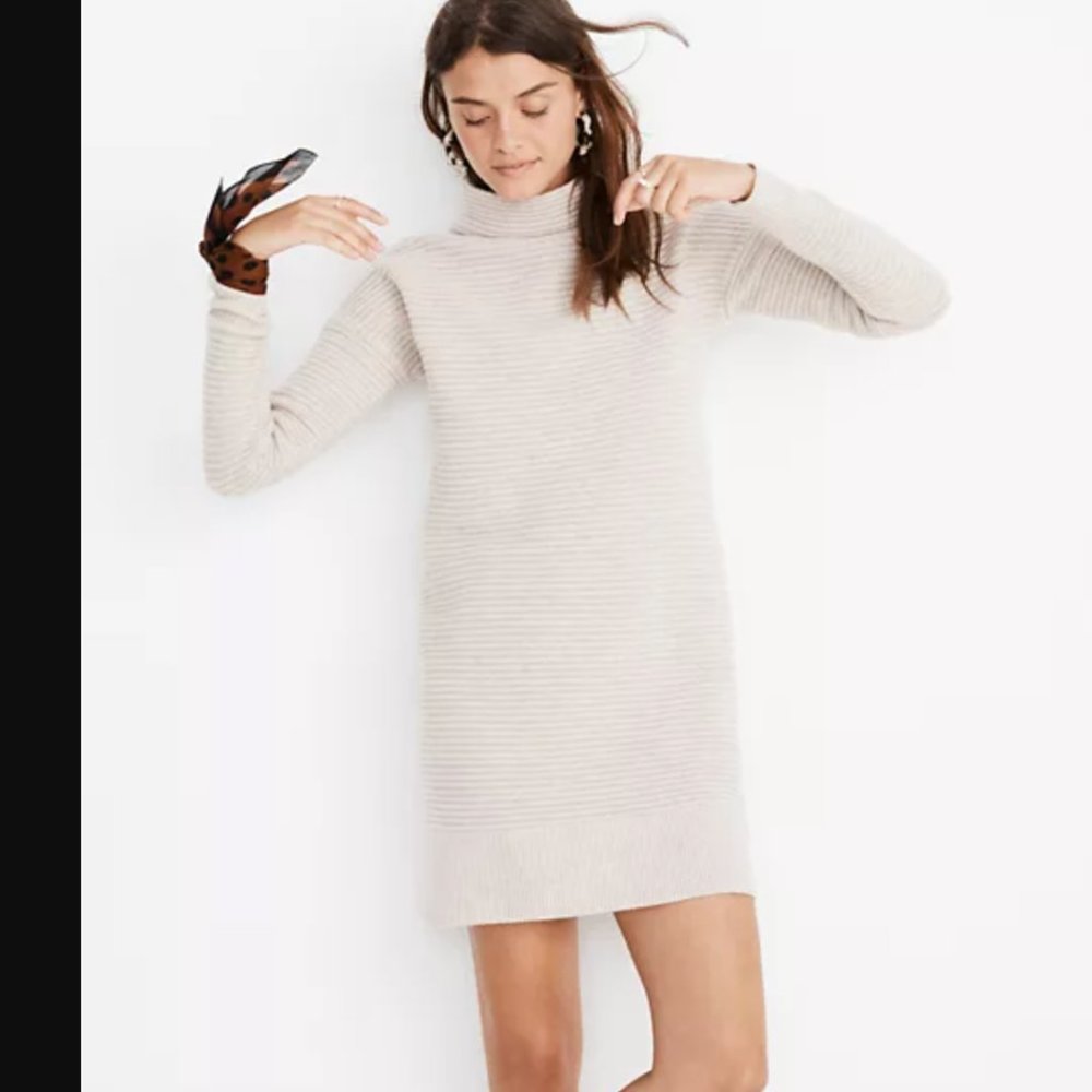 Madewell turtleneck sweater dress
